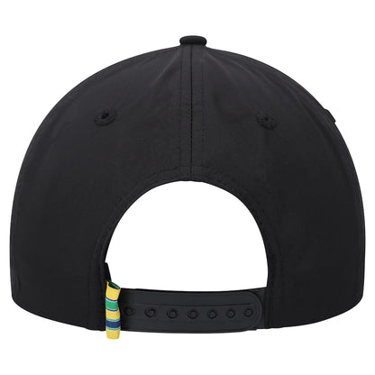 Ayrton Senna Debossed Curved Peak Cap Black - Fanwear