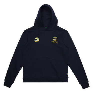 Ayrton Senna Men's Senna 12 Pullover Hoodie Navy 2026 - Fanwear