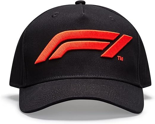 F1 Large Logo Baseball Cap Black-Fanwear