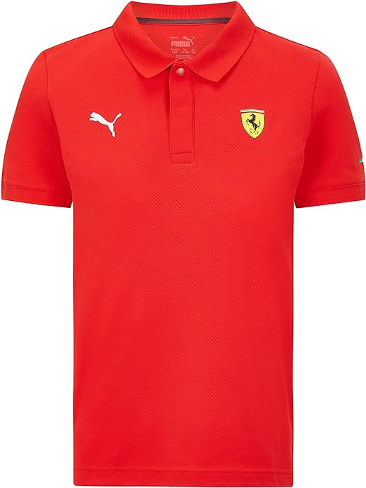 Scuderia Ferrari Puma Kids Classic Polo Red 2021 - Fanwear