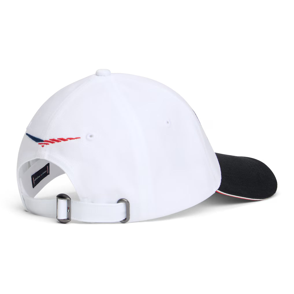 Cadillac F1 Team x Tommy Hilfiger Script Baseball Cap White/Black 2026 - Fanwear