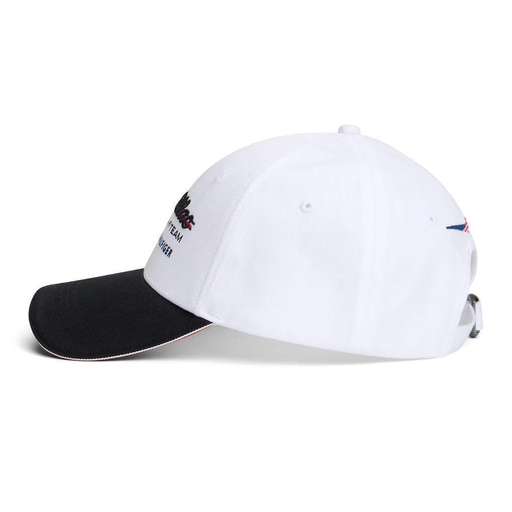 Cadillac F1 Team x Tommy Hilfiger Script Baseball Cap White/Black 2026 - Fanwear