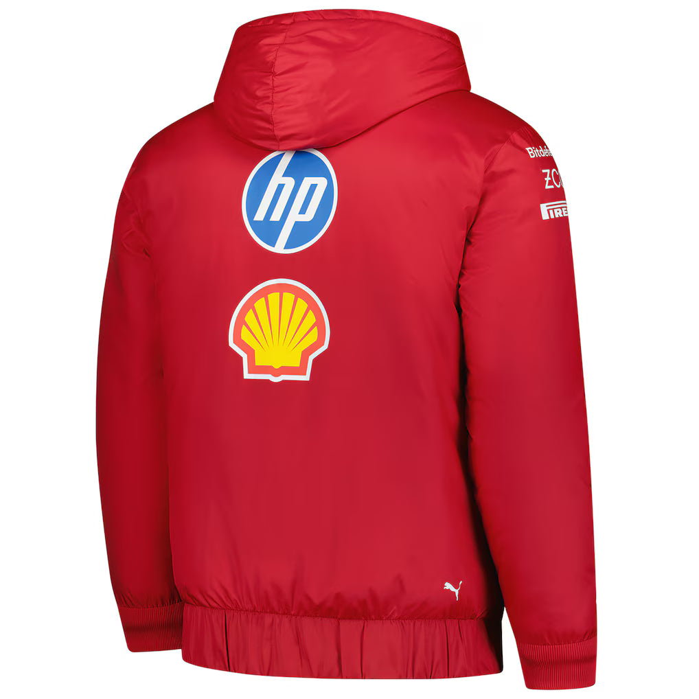 Scuderia Ferrari Men's Team Reversible Jacket Dark Cherry 2025-RP Teamwear