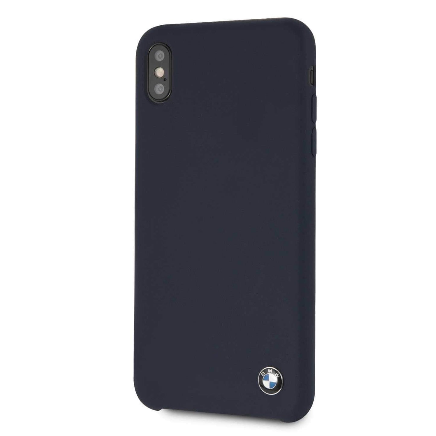 BMW iPhone XS Max Hard Case - Navy Silicone