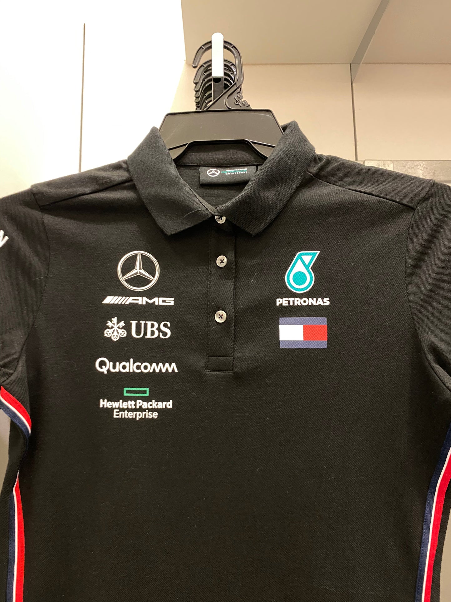 Mercedes-AMG Petronas Motorsport Womens Team Polo Black 2019 - Rp Teamwear