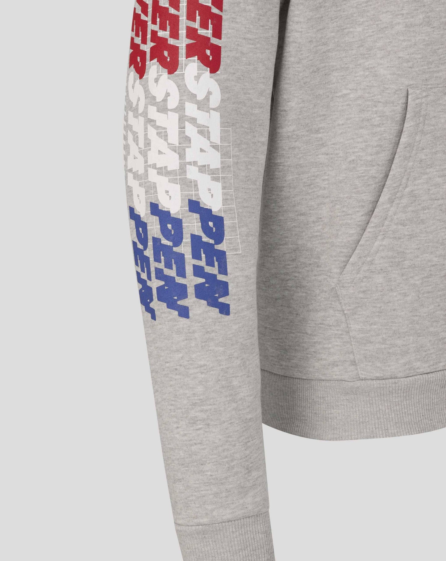 Red Bull Racing Max Verstappen Sleeve Graphic Overhead Hoodie Grey 2026 - Fanwear
