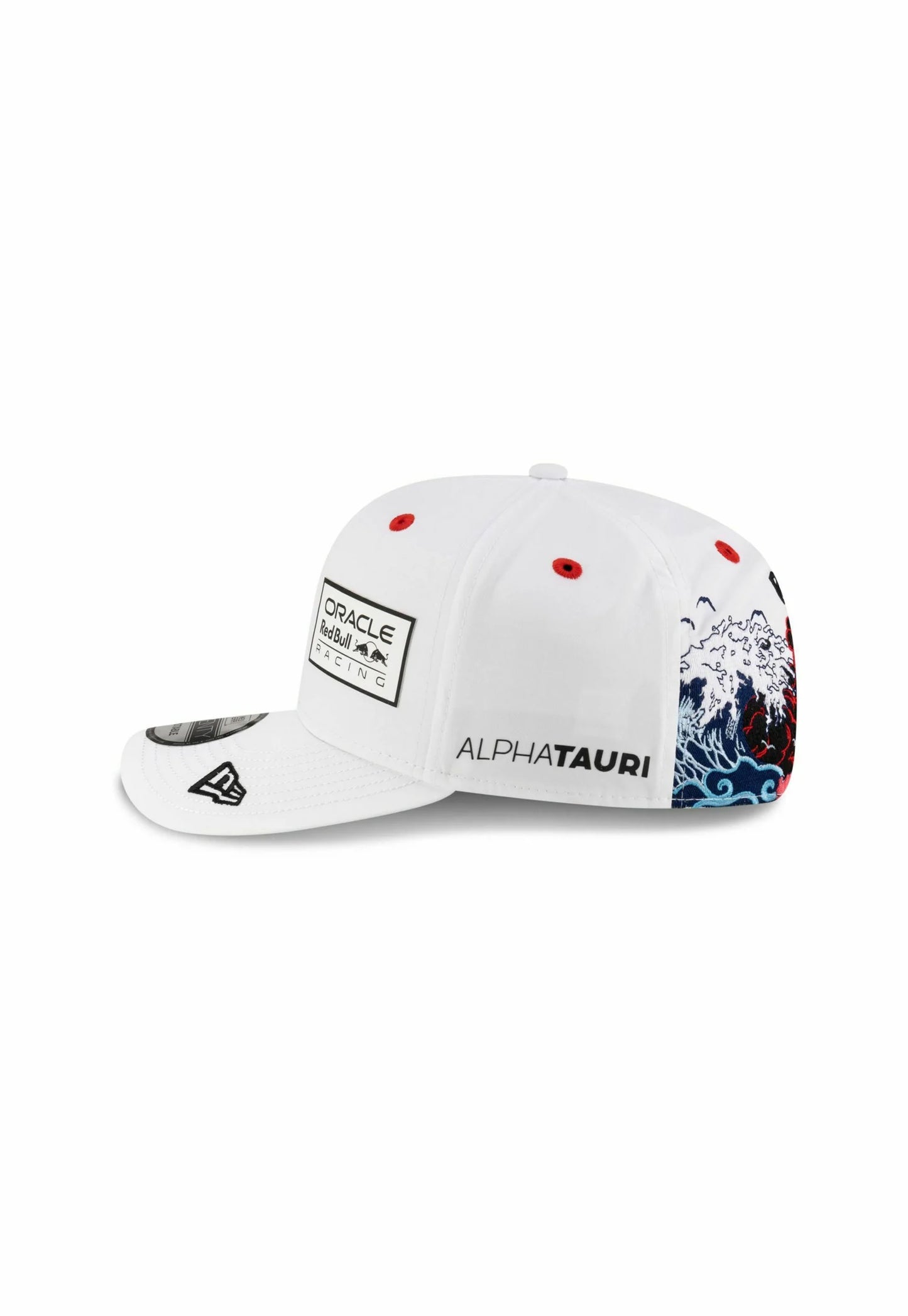 Red Bull Racing Special Edition Japan Max Verstappen Stretch Snap White Cap 2025-RP Teamwear
