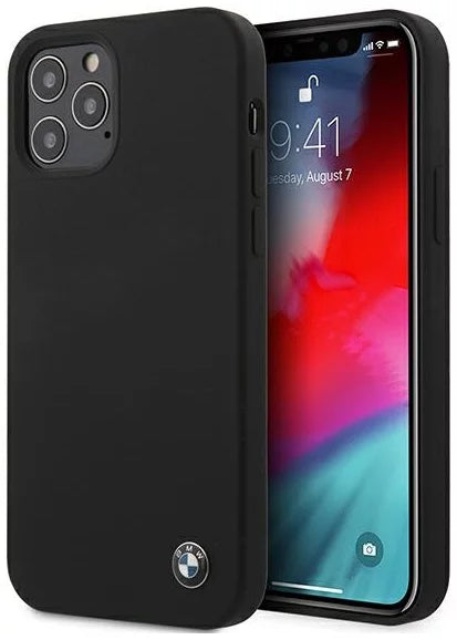 BMW iPhone 12 Pro Max Silicone Case - Black