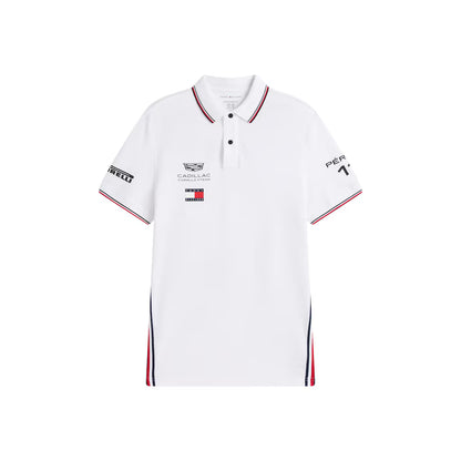Cadillac F1 Team x Tommy Hilfiger Men's Polo White 2026 - RP Teamwear