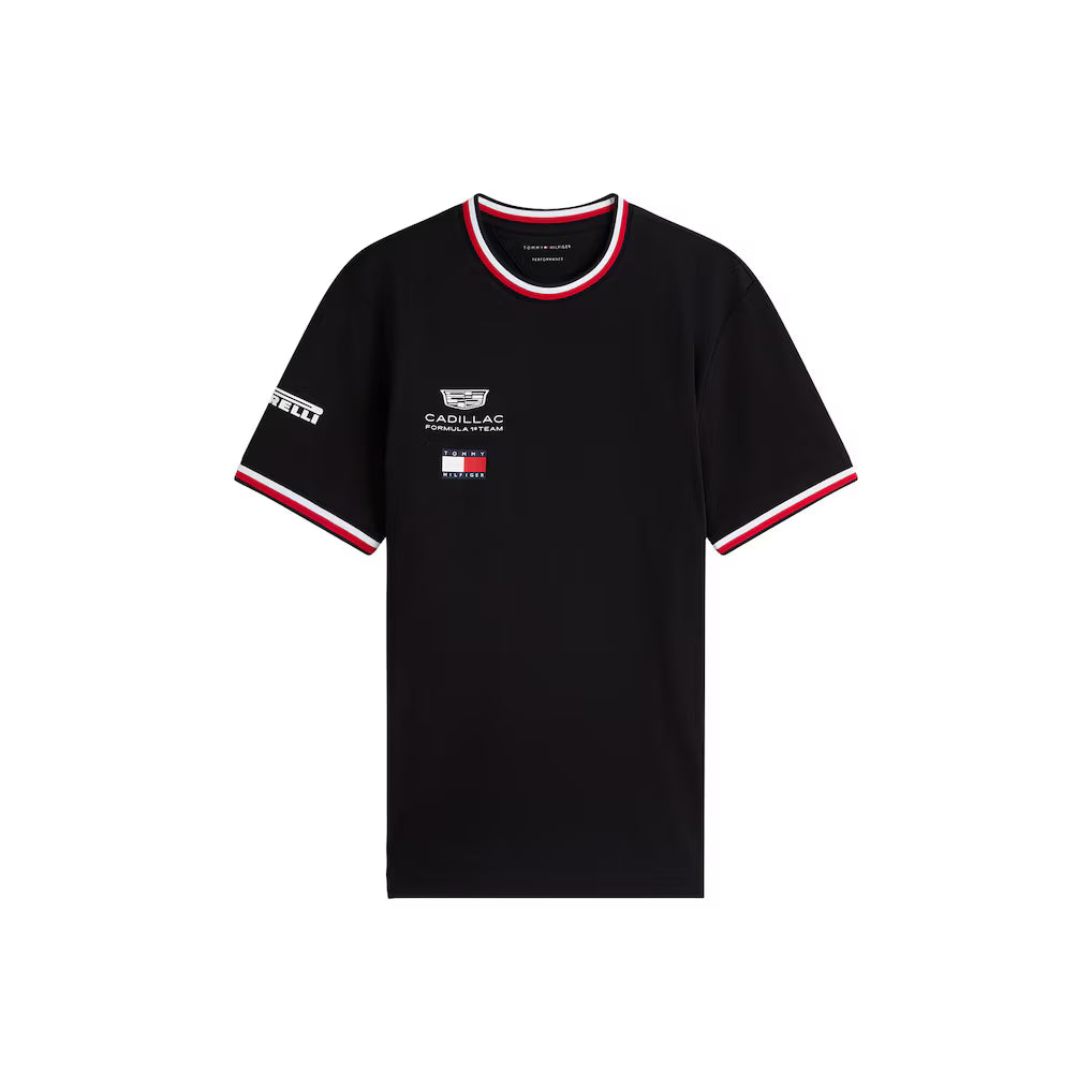 Cadillac F1 Team x Tommy Hilfiger Kids T-shirt Black 2026 - RP Teamwear