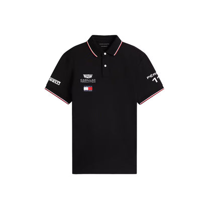 Cadillac F1 Team x Tommy Hilfiger Men's Polo Black 2026 - RP Teamwear