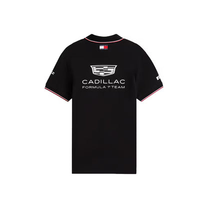 Cadillac F1 Team x Tommy Hilfiger Men's Polo Black 2026 - RP Teamwear
