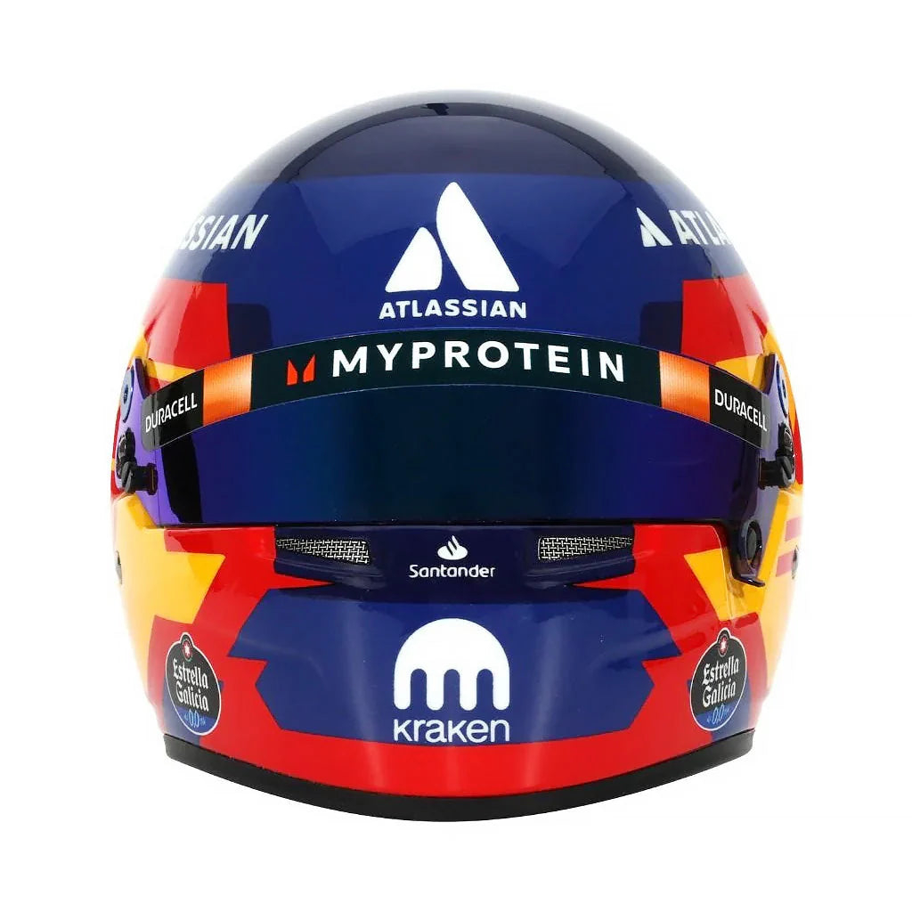 Williams Racing Carlos Sainz 1:2 Scale Mini Helmet 2025 - Fanwear