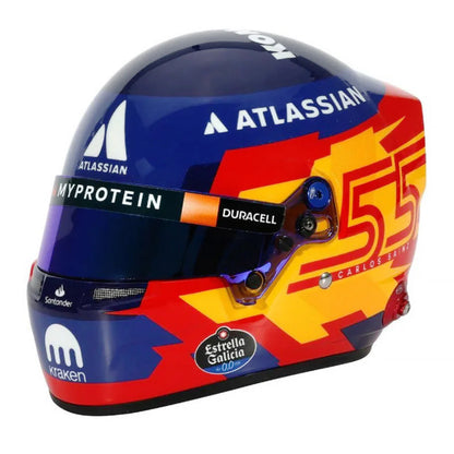 Williams Racing Carlos Sainz 1:2 Scale Mini Helmet 2025 - Fanwear
