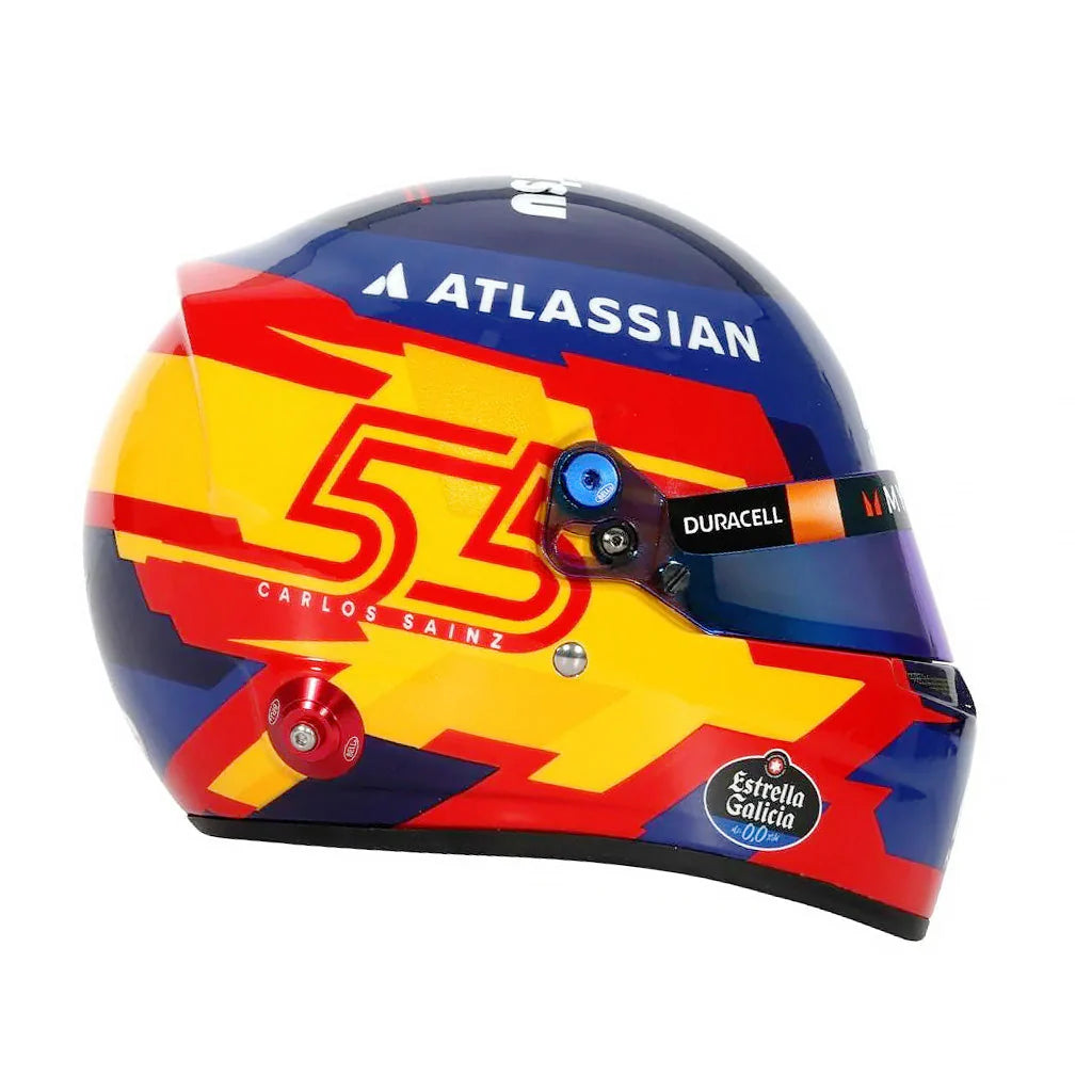 Williams Racing Carlos Sainz 1:2 Scale Mini Helmet 2025 - Fanwear