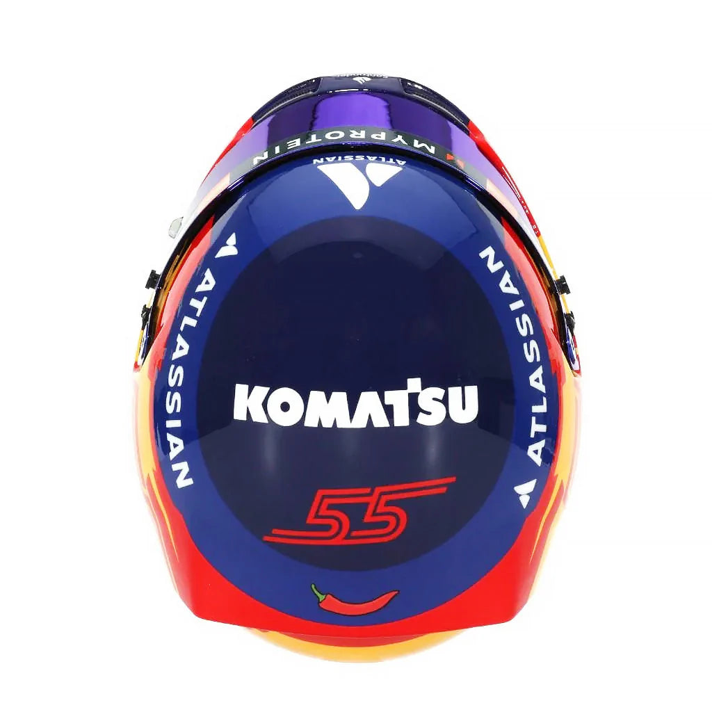 Williams Racing Carlos Sainz 1:2 Scale Mini Helmet 2025 - Fanwear