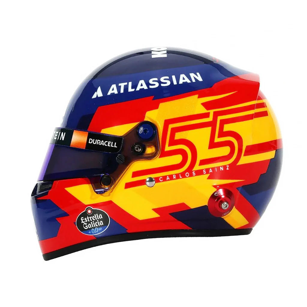Williams Racing Carlos Sainz 1:2 Scale Mini Helmet 2025 - Fanwear
