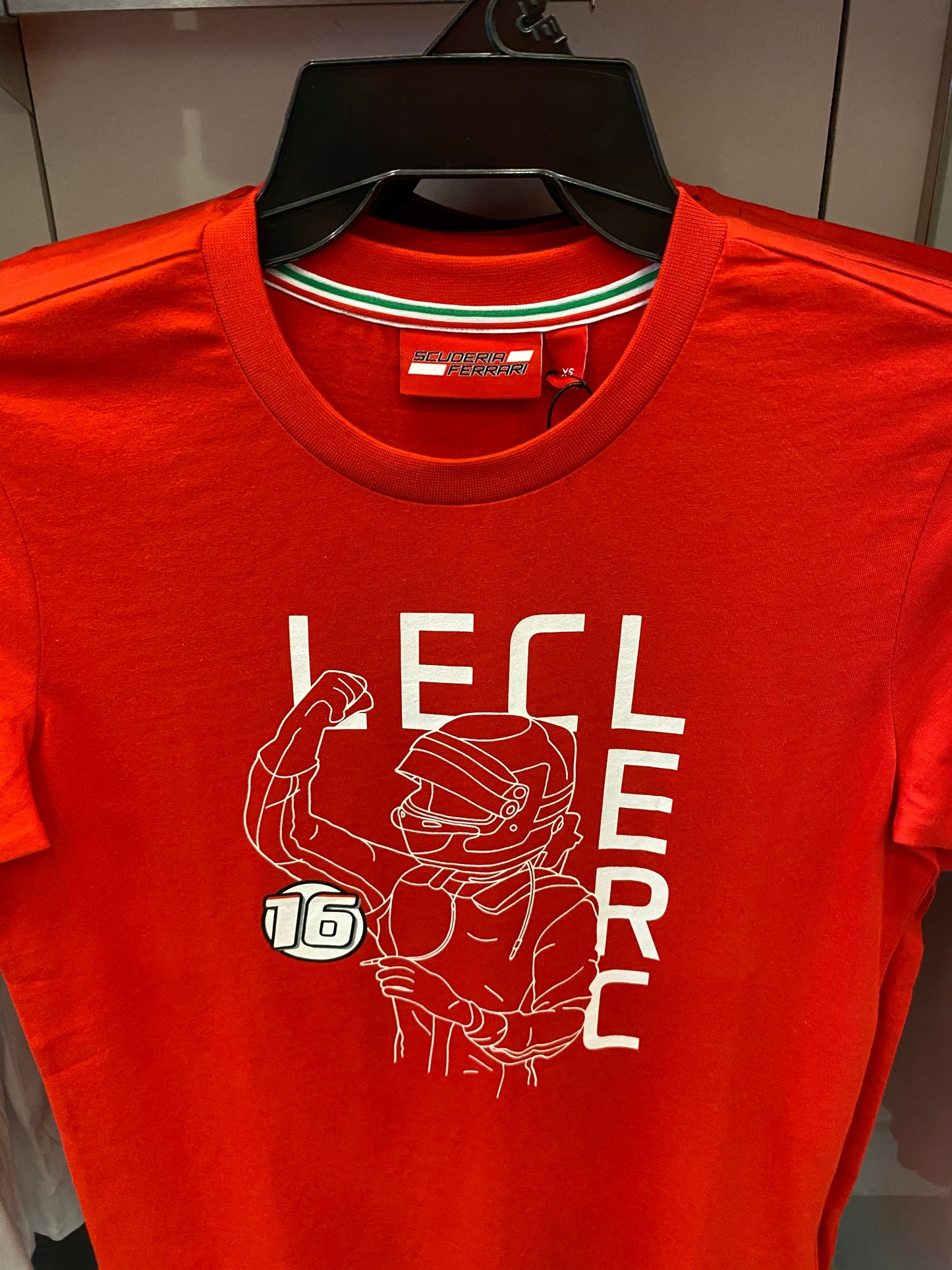 Scuderia Ferrari Mens Charles Leclerc T-Shirt 2019 - Fanwear