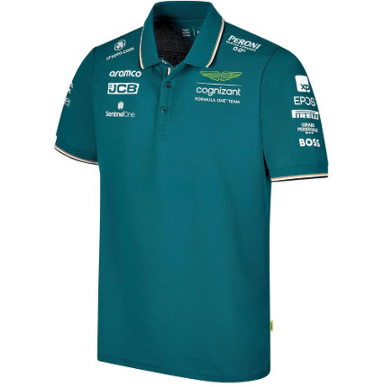 Aston Martin F1 2023 Team Polo Men's Green