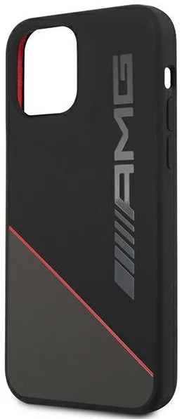 AMG iPhone 12 / iPhone 12 Pro Silicone Case - Black Two-Tone Design