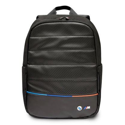 BMW Compact Computer Carbon Tricolor Black Backpack