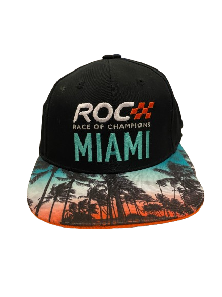 Roc Capmiami Flat Brim Palmtrees