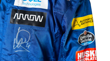 Mclaren Lando Norris Signed Suit 2020