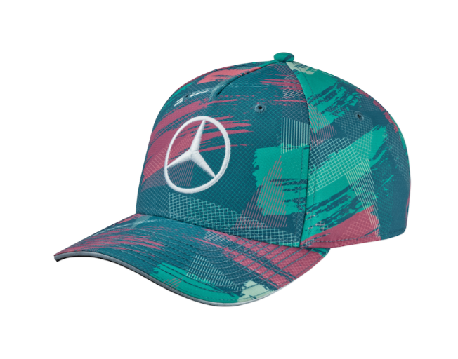 Mercedes-AMG Petronas Motorsport Men's Special Edition Barcelona Spain Multicolour Baseball Cap 2019-RP Teamwear