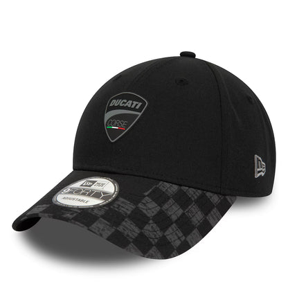 Ducati Check Visor 9Forty Black Cap 2024
