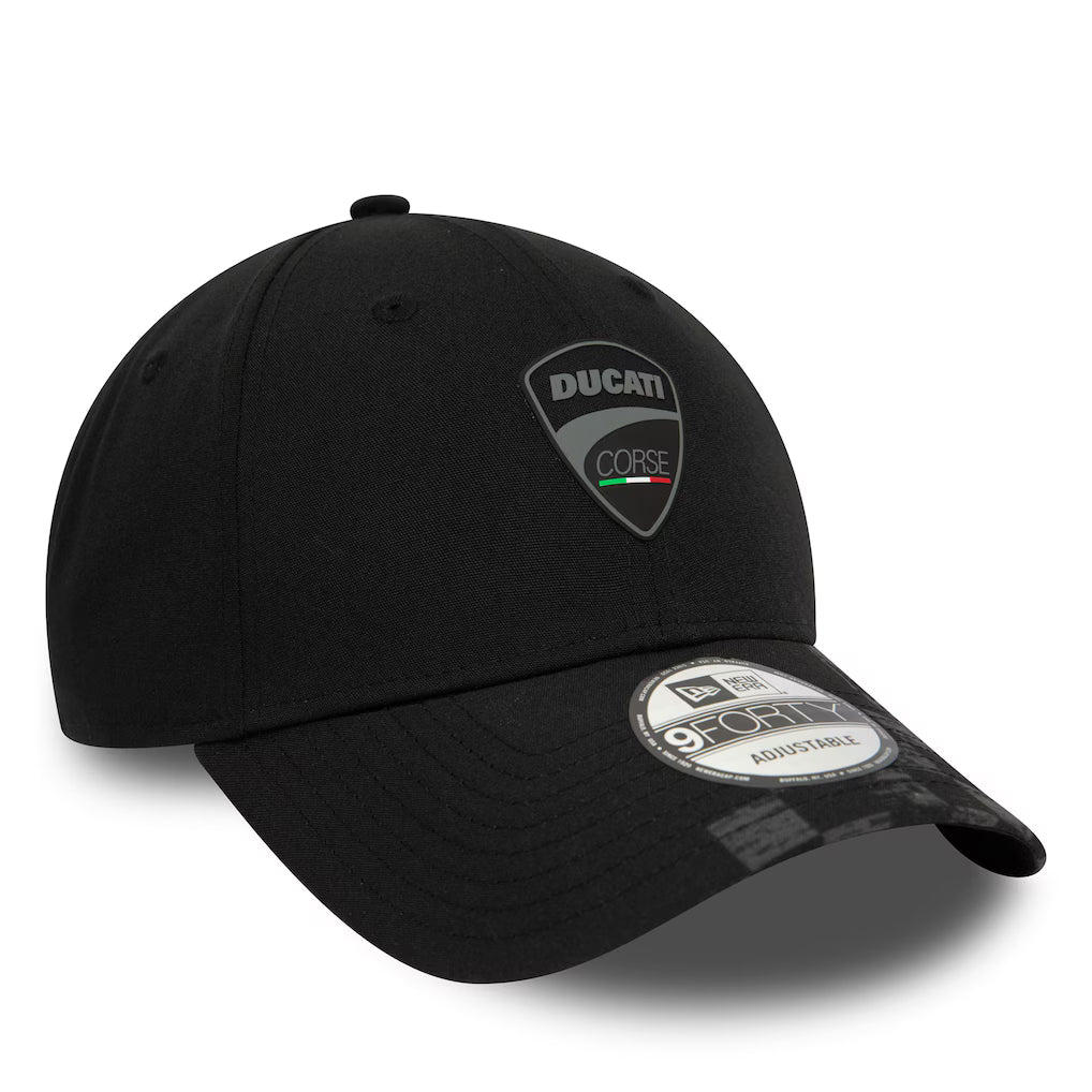 Ducati Check Visor 9Forty Black Cap 2024