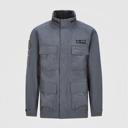 Mercedes-AMG Petronas Motorsport Mens Performance Jacket 2020 Grey - Fanwear