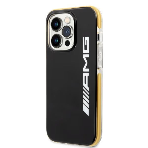 AMG iPhone 14 Pro Max Hard Case - PC/TPU - Black Yellow