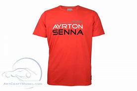 Ayrton Senna Women's T-Shirt 3 Times World Champ Mclaren Rocket Red 2019