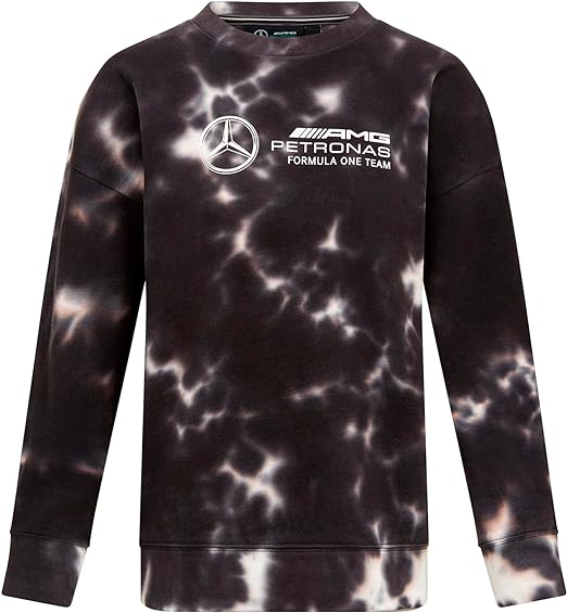 Mercedes-AMG Petronas Formula 1 Team Women's Tie Dye Crew Grey 2023-Fanwear
