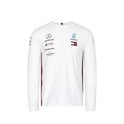 Mercedes-AMG Petronas Motorsport Mens Lance Stroll Driver T-Shirt White 2019 - Rp Teamwear