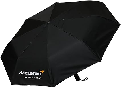 McLaren F1 Team Telescopic Black Papaya Umbrella 2023 - Fanwear