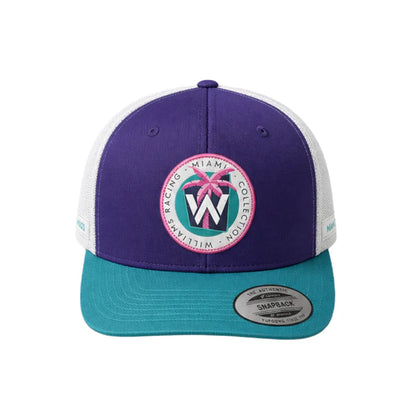 Williams Special Edition Miami Trucker Purple Cap 2023-Fanwear