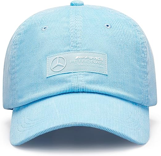 Mercedes-AMG Petronas Formula 1 Team Retro Cord Dad Cap Blue 2023-Fanwear