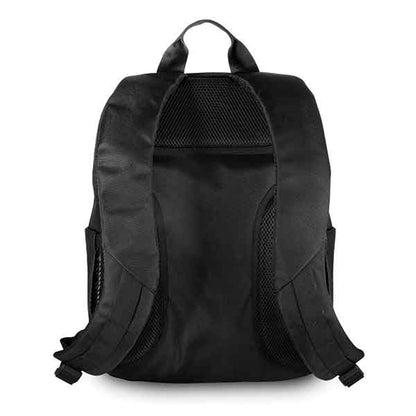 BMW PU Leather Carbon Effect Blue Stripe Backpack
