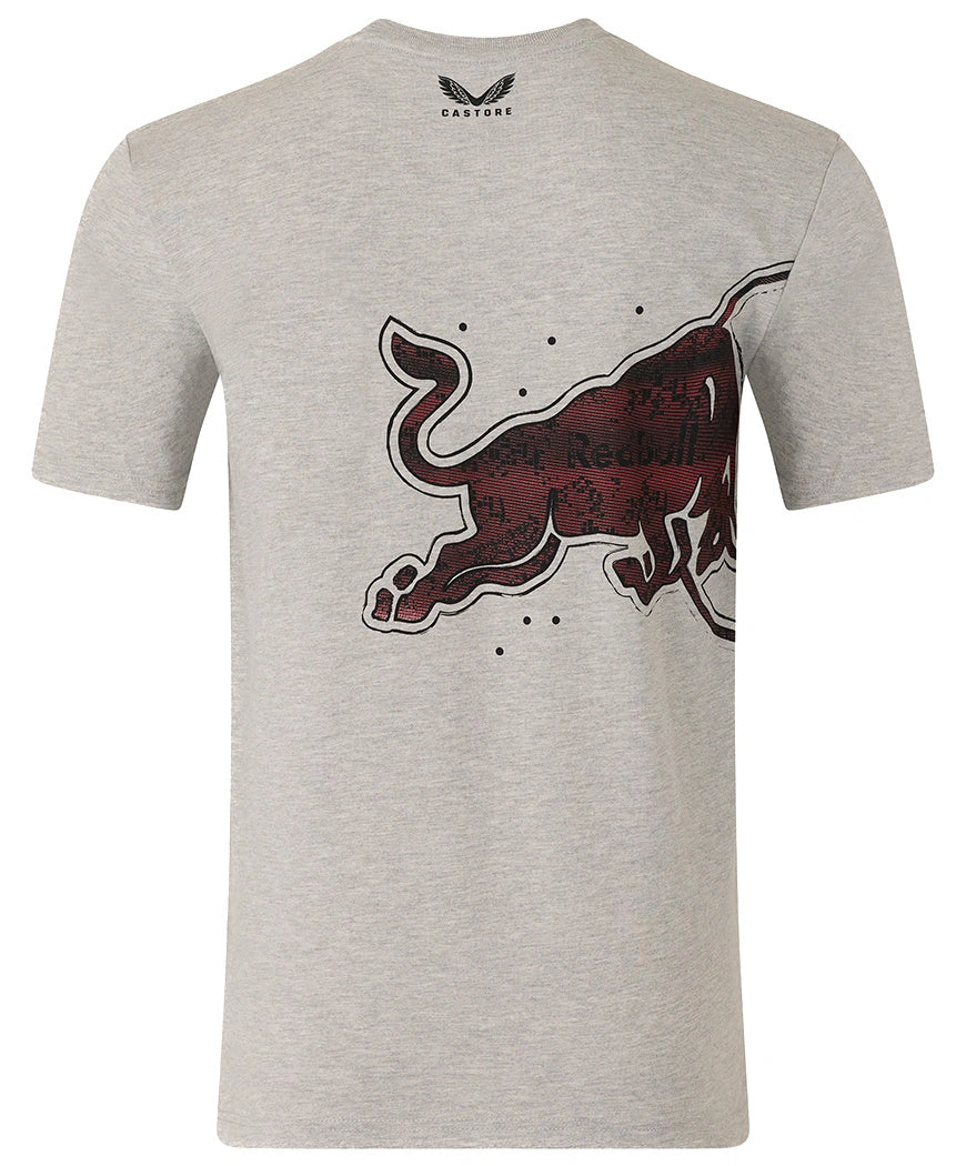 Red Bull Racing Graphic Bull T-Shirt Grey 2026 - Fanwear
