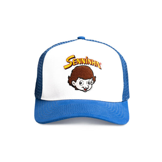 Ayrton Senna Senninha Trucker Cap Blue 2025-Fanwear