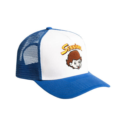Ayrton Senna Senninha Trucker Cap Blue 2025-Fanwear