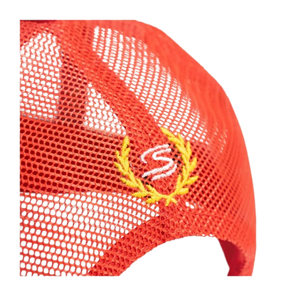 Ayrton Senna Senninha Trucker Cap Red 2025-Fanwear