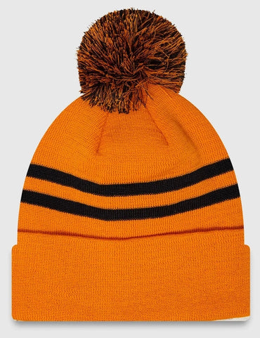 McLaren Recycled Pom Beanie Papaya