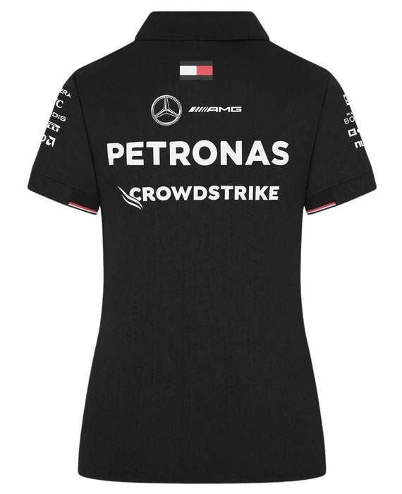 Mercedes-AMG Petronas Formula 1 Team Women's Team Polo Black 2024-RP Teamwear