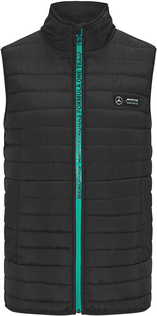 Mercedes-AMG Petronas Formula 1 Team Men's Lightweight Padded Gilet 2022-Fanwear