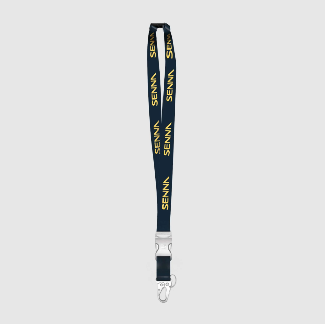 Ayrton Senna Lanyard Navy 2025