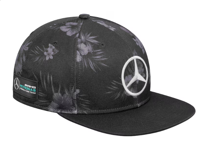Mercedes-AMG Petronas Motorsport Men's Special Edition Suzuka Japan Black Flat Brim Cap 2015-RP Teamwear
