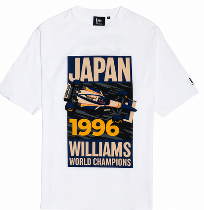 Williams Racing Team Japan Oversized T-Shirt White 2026-Fanwear