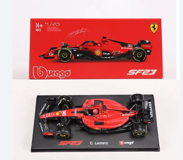 1:43 Scale Model | Ferrari 2023 Charles Leclerc With Driver Car